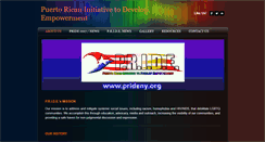 Desktop Screenshot of prideny.org