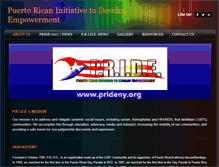 Tablet Screenshot of prideny.org